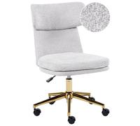 Desk Chair GRANBY Boucle Light Grey
