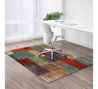 Desk Chair Mat for Carpet and Hard Floors 180x200cm Foldable Design Protect Your Floors from Rolling Chairs Ideal for Office and Gaming Use
