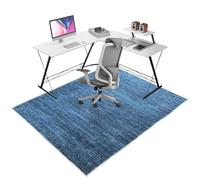 Desk Chair Mat for Carpeted Floors, Heavy Duty Office Gaming Chair Mats for Carpeted and Hardwood Floor, Office Chair Rug Protector for Rolling Chair, Non slip Floor Protection Mat 70 x 80 cm