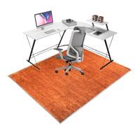 Desk Chair Mat for Carpeted Floors, Heavy Duty Office Gaming Chair Mats for Carpeted and Hardwood Floor, Office Chair Rug Protector for Rolling Chair, Non slip Floor Protection Mat 70 x 80 cm