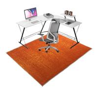 Desk Chair Mat for Carpeted Floors, Heavy Duty Office Gaming Chair Mats for Carpeted and Hardwood Floor, Office Chair Rug Protector for Rolling Chair, Non slip Floor Protection Mat 70 x 80 cm