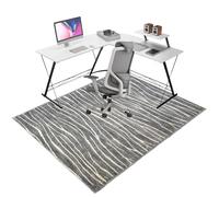 Desk Chair Mat for Carpeted Floors, Heavy Duty Office Gaming Chair Mats for Carpeted and Hardwood Floor, Office Chair Rug Protector for Rolling Chair, Non slip Floor Protection Mat 70 x 80 cm