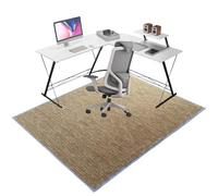 Desk Chair Mat for Carpeted Floors, Heavy Duty Office Gaming Chair Mats for Carpeted and Hardwood Floor, Office Chair Rug Protector for Rolling Chair, Non slip Floor Protection Mat 70 x 80 cm