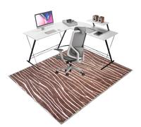 Desk Chair Mat for Carpeted Floors, Heavy Duty Office Gaming Chair Mats for Carpeted and Hardwood Floor, Office Chair Rug Protector for Rolling Chair, Non slip Floor Protection Mat 70 x 80 cm