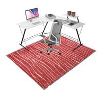 Desk Chair Mat for Carpeted Floors, Heavy Duty Office Gaming Chair Mats for Carpeted and Hardwood Floor, Office Chair Rug Protector for Rolling Chair, Non slip Floor Protection Mat 70 x 80 cm