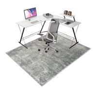 Desk Chair Mat for Carpeted Floors, Heavy Duty Office Gaming Chair Mats for Carpeted and Hardwood Floor, Office Chair Rug Protector for Rolling Chair, Non slip Floor Protection Mat 70 x 80 cm