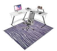 Desk Chair Mat for Carpeted Floors, Heavy Duty Office Gaming Chair Mats for Carpeted and Hardwood Floor, Office Chair Rug Protector for Rolling Chair, Non slip Floor Protection Mat 70 x 80 cm
