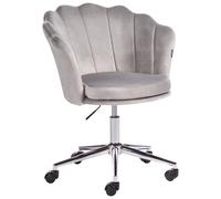 Desk Chair MONTICELLO Velvet Grey