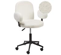 Desk Chair MORAGA Boucle Off-White