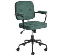Desk Chair PAWNEE Fabric Dark Green