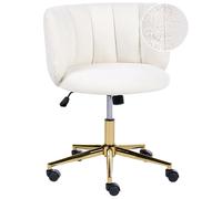 Desk Chair PELORA Boucle White