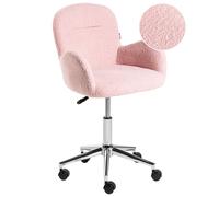 Desk Chair PRIDDY Boucle Pastel Pink