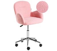Desk Chair PRIDDY Boucle Pink