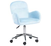 Desk Chair PRIDDY Velvet Light Blue