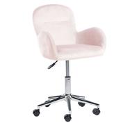 Desk Chair PRIDDY Velvet Pink