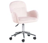 Desk Chair PRIDDY Velvet Pink