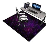 Desk Chair Protector Carpet, Gaming Chair Mat for Carpet Floor, Office Chair Mat for Carpeted Floor, Non-slip Hardwood Floor Chair Mat, Floor Protector for Rolling Chairs, Chair Underlay 70 x 100 cm