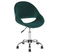 Desk Chair SELMA Velvet Emerald Green