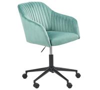 Desk Chair VENICE Velvet Mint Green