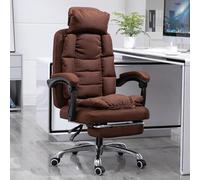 Desk Chair with Footres Computer Chair Home Fabric Leisure Washable Office Chair Swivel Lift Chairs Recliner to Pursue Happiness