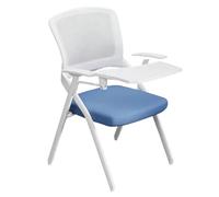 Desk Chairs with Flip-Up Tablet Arm, Foldable School Chair with Breathable Mesh Seat and Sturdy e for Clas