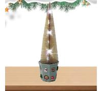 Desk Christmas Tree, Table Top Christmas Tree | Desk Christmas Tree with Music and Colorful Lights - Small Artificial Night Light for Christmas Tree, Decoration No