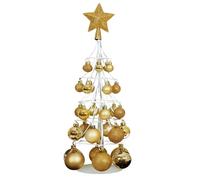 Desk Christmas Tree,Vintage Small Gold Ball Holiday Supplies - Kids Christmas Tree | for Table Bedroom Countertop Space Dorm Kitchen Outdoor Bathroom Classroom Garden Window Bookshelf