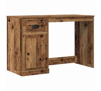 Desk Computer Desk Office Writing Desk with Drawer Engineered Wood vidaXL