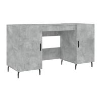 (white) vidaXL Desk Computer Desk Writing Table Office Work Desk White Engineered Wood