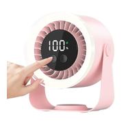 Desk Cooling Fan - Adjustable Speed USB Powered Fan Quiet Desk Air Circulator Rechargeable Energy Saving Cooler