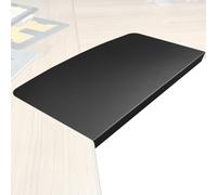 Desk Corner Extender L-Desk Extension Organizer Tray Adapter | Clamp-On Desk Extender Side Table Tray Organizer Holder Extension Computer Monitor Computer for Dorm Home College Travel