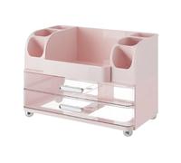 Desk Cosmetic Organizer - Multi-Tier Makeup Storage, Decorative Tray, Functional Rack for Accessories, Toiletries Jewelry Craft Supplies Bedroom Closet | Placement Kitchen Dorm Countertoss Bathroom