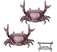 Desk Crab Pen Holder, Creative Crab Pen Holder, Weightlifting Crabs Penholder Bracket Storage, Desk Pens Stand for Pens Storage Office Desks Display Decorations, Unique Gift Idea