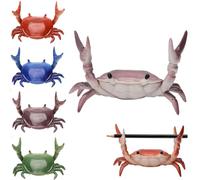 Desk Crab Pen Holder - Office Supplies for Women,Creative Crab Pen Holder, Weightlifting Crabs DeskPen Organizer,DeskPen Stand for OfficeDesk Display Decorations,Office Desk Accessories