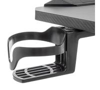 Desk Cup Holder, Anti-Spill Drink Holder for Desk Side, Mug Storage Clamp, Bottle and Glass Organizer for Home, Classroom, Bedroom, Table, Office, Study, Dormitory, and Workstation Use