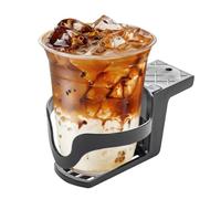 Desk Cup Holder Clamp - Anti-Spill Drink for Desk Side | Convenient Mugs and Bottles Storage | Home, Tables Gamer Bedroom, Classroom, House Room Keeps Drinks Secure Tidy