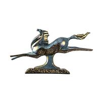 Desk Decorations Ornaments Sculpture Modern Sculpture Surf Chasing Wild Galloping Horse Statue Craft Gift Decor Two Colors Home Decoration Statue Room Accessories