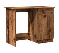 (old wood) vidaXL Desk Bedroom Office Desk Work Corner Table Study Desk Engineered Wood