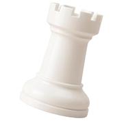 Desk Display Rook Decor Holder, Hollow Top Accent Piece with Matte Finish for Shelf Decor and Home Table Display Decorative Flower Vase Chess Piece Vase Chess Planter Pots Rook Holder Shaped Desk Home