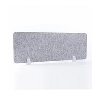 Desk Divider Acoustic PanelFreestanding Office Partition for Privacy & Noise ReductionLight Grey 30x80cmIdeal for Students & Professionals