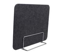Desk Divider FreeStanding Privacy Screen Polyester Acoustic Panel Sneeze Guard Office Partition Shield for Schools & Remote Work (Black2 Pcs 30 x 80 cm)