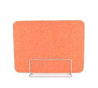 Desk Divider Panel,Orange Desk Privacy Panel Dividers - Easy to Install & Clean, Noise Reduction & Visual Distraction Solutions - 30x100cm Office Workspace Enhancements