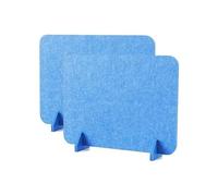 Desk Dividers Office Partitions 2Pack SoundAbsorbing Privacy Screens for Home Office Classroom Remote Learning Noise Reduction (Blue 30 x 40 cm)