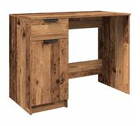 vidaXL Desk Old Wood 100x50x75 cm Engineered Wood office desk computer table