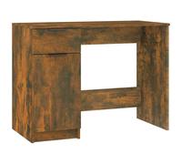 (Smoked oak) vidaXL Desk Engineered Wood Home Office Computer Table Study Writing Desk