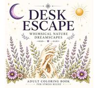 Desk Escape: Whimsical Nature Dreamscapes: Adult Coloring Book for Stress Relief with Calming Landscapes for Busy Professionals, Office Workers, ... ADHD-Friendly Relaxation & Anxiety Relief