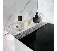 Desk Extender for Space Filler Between Desk and Wall, Waterproof Window Sill Extender with Stone Texture, Countertop Extension Board(W50x14.5cm(19 3/4x5 3/4"))