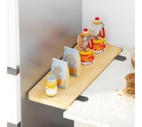 Desk Extender Tray - Drop Leaf Tabletop for Dining Room, Kitchen & Office - 60 x 20cm Wood Desktop Extension - Perfect for Small Spaces & Versatile Use