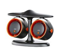 Desk Fan, 13 Inch 5 Speed Turbine Adjustable Airplane-Shaped Decor