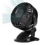 Desk Fan, 3 Speed Adjustment, USB Fan, Powerful Blower | Rotary Cooling Device with Built-in Battery for Long Times, Space-Saving Design, Perfect for Indoor and Outdoor Use in Family and Schools, Low